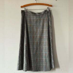 Classic Plaid A-Line Skirt